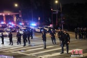 公主岭约200名海军陆战队士兵进驻洛杉矶 开始执行警戒守卫任务